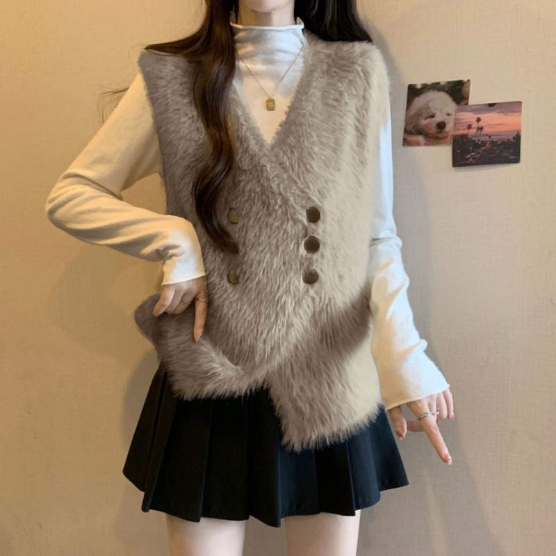 Winter Clothing Sale Women - Kadınlar İçin Örgü Yelekler Hırka Giyim