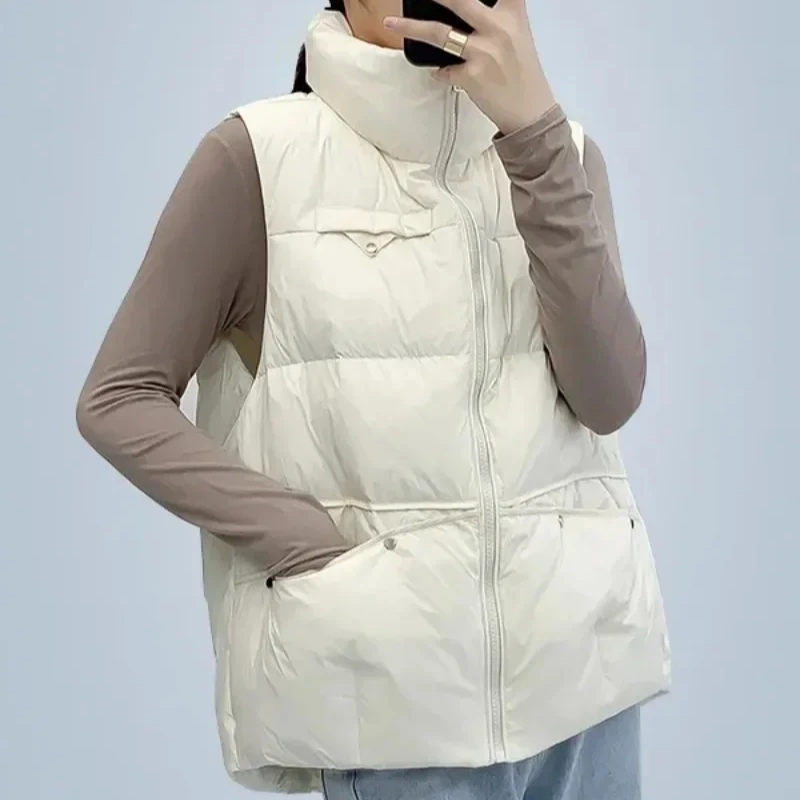 Winter Clothing On Sale Women'S - Gevşek Yastıklı Pamuk Yelek Kadın Sıcak