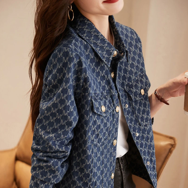 Winter Clothing On Sale Women'S - Mavi Kadın Denim Ceketler Baskı Dış