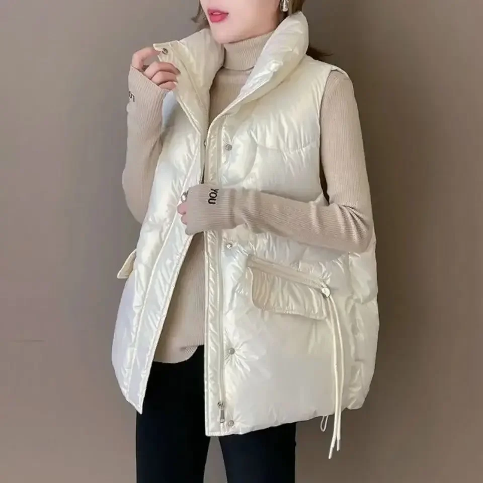 Winter Clothing On Sale Women'S - Aşağı yelek kadın yarım kapitone gevşek