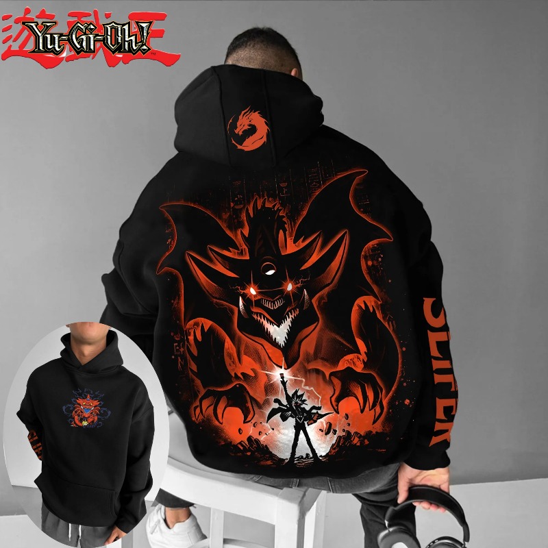 Y2K Winter Clothing - 2025 Yu-Gi-Oh! Karakteri Obelisk Dev İlahi
