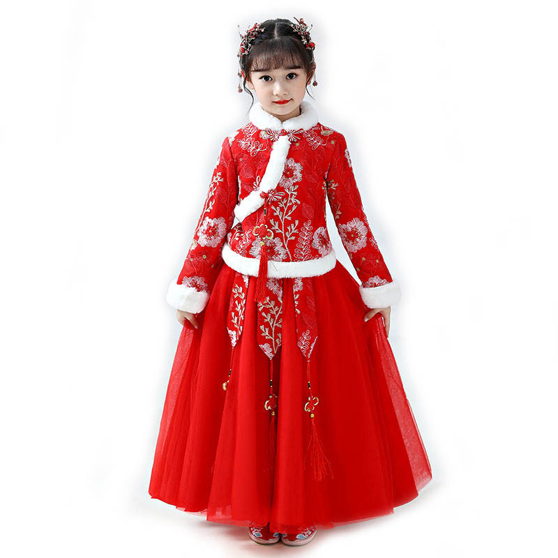 2024 çocuk sonbahar kış Hanfu  - Winter Clothing For Baby Girl incelemesi ve fiyatı