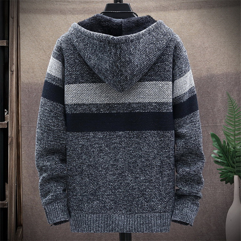 Erkek Çizgili Kazak Ceket Kalı - Winter Clothing Uae incelemesi ve fiyatı