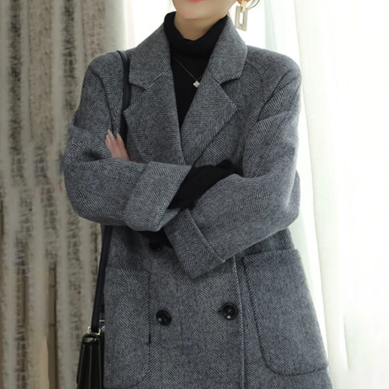 Düz Kruvaze Kadın Siper Yün ve - Winter Clothing On Sale Women'S incelemesi ve fiyatı