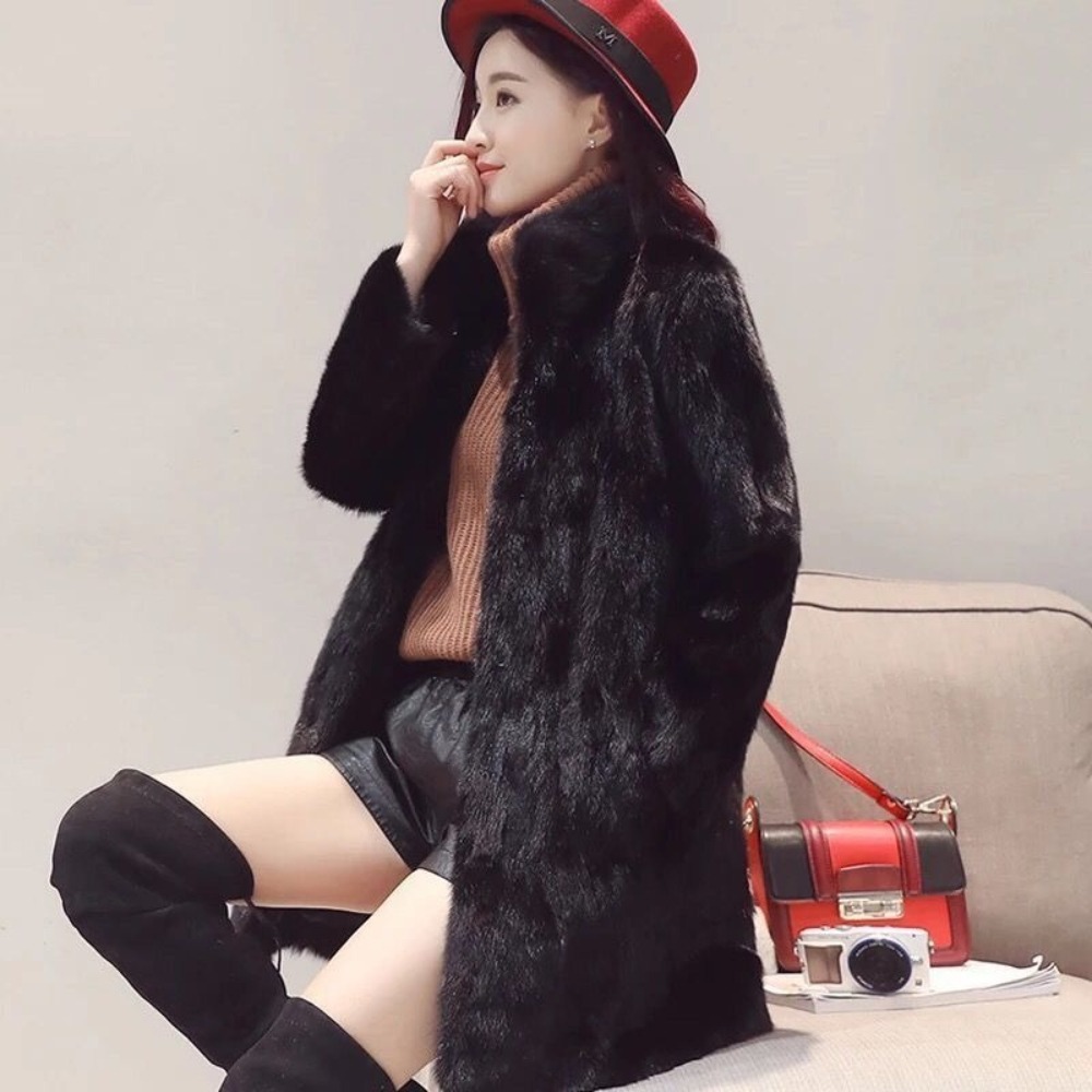 Sıcak Satış Kadın Doğal Vizon  - Winter Clothing Sale Women incelemesi ve fiyatı
