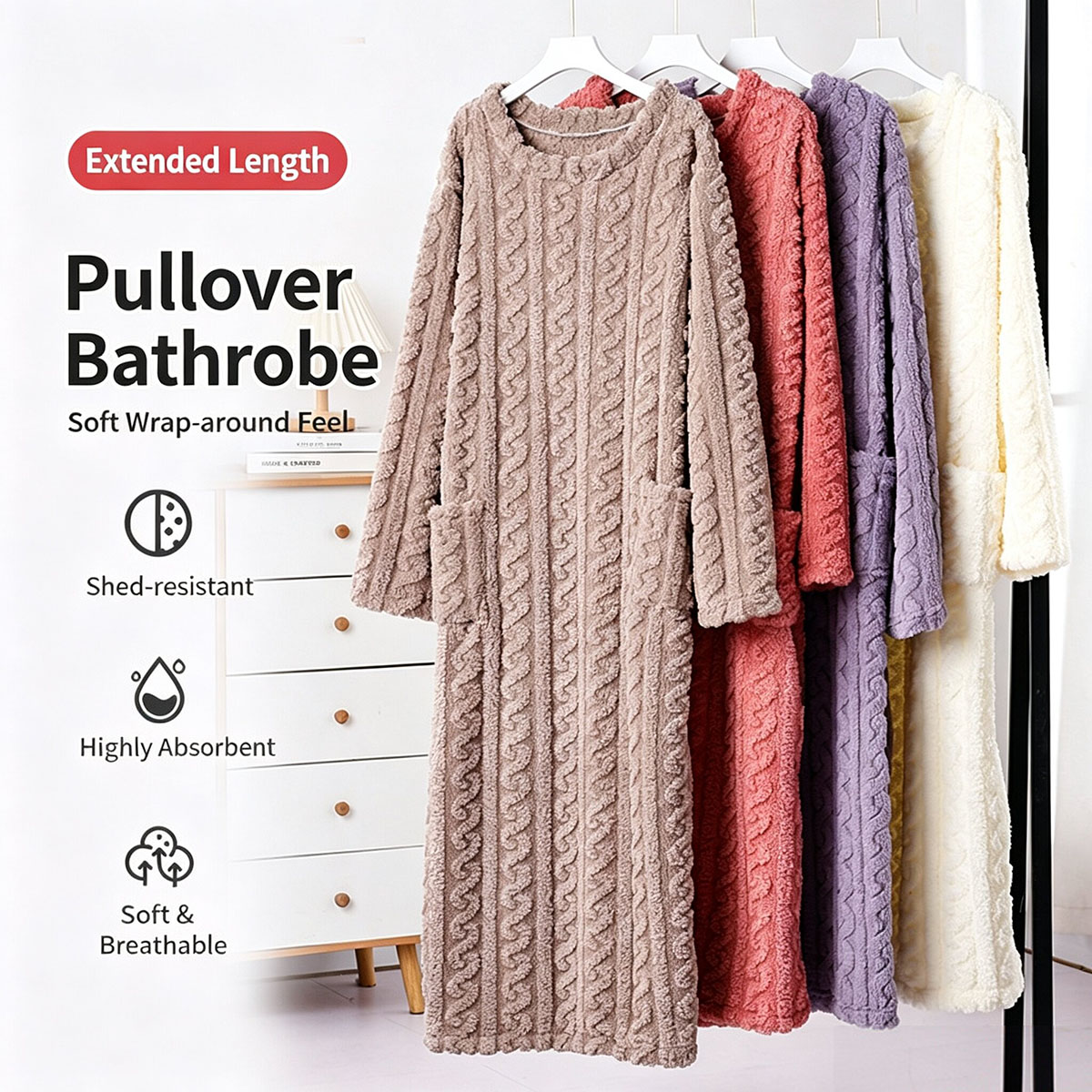 Kışlık Mercan Kadife Gecelik,  - Winter Clothes incelemesi ve fiyatı