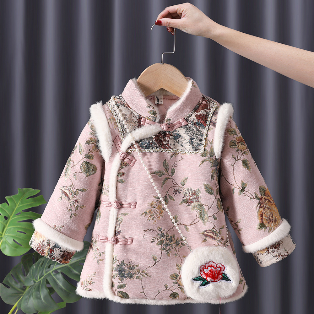 Kış Bebek Kız Hanfu Çocuklar P - Winter Clothing For Baby Girl incelemesi ve fiyatı