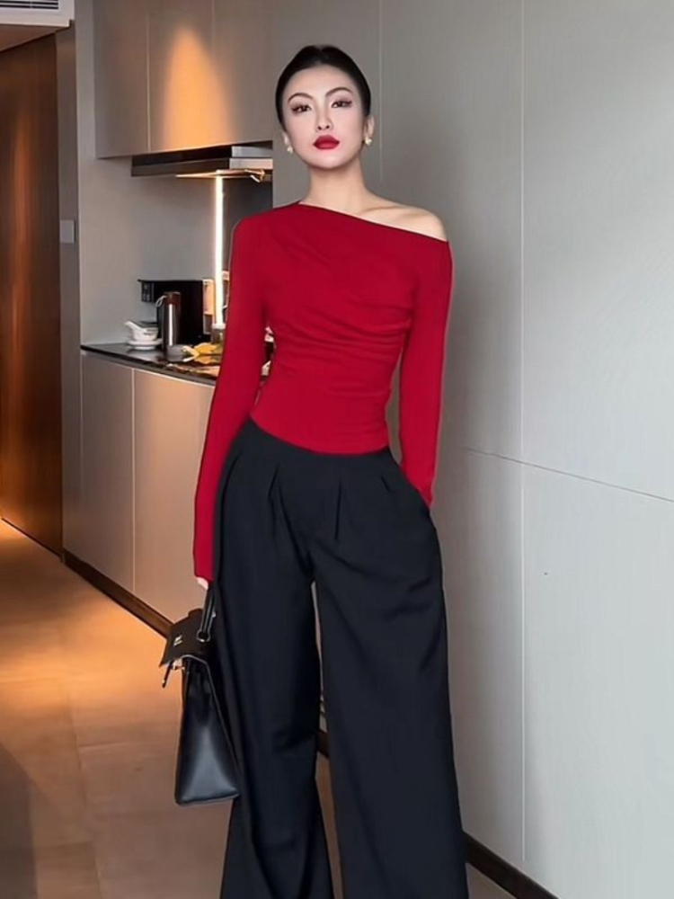 İnce Sade 2025 Omuzları Açık P - Winter Clothing On Sale Women'S incelemesi ve fiyatı