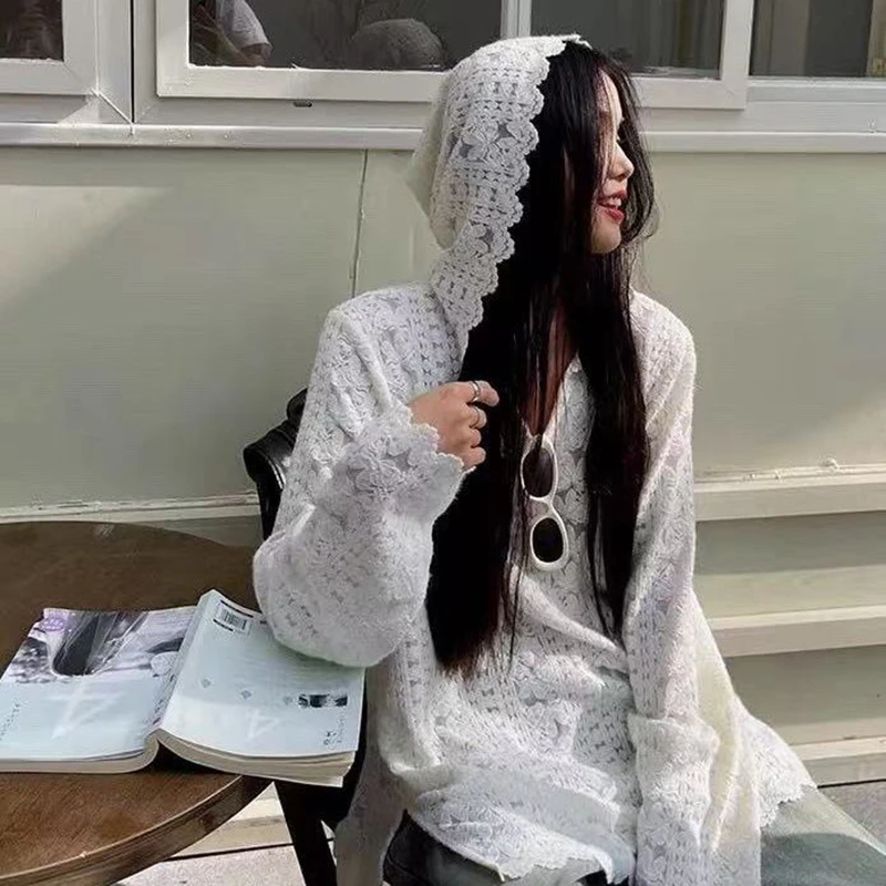 Y2K Dantel Kapşonlu Gömlek Kad - Y2K Winter Clothing incelemesi ve fiyatı